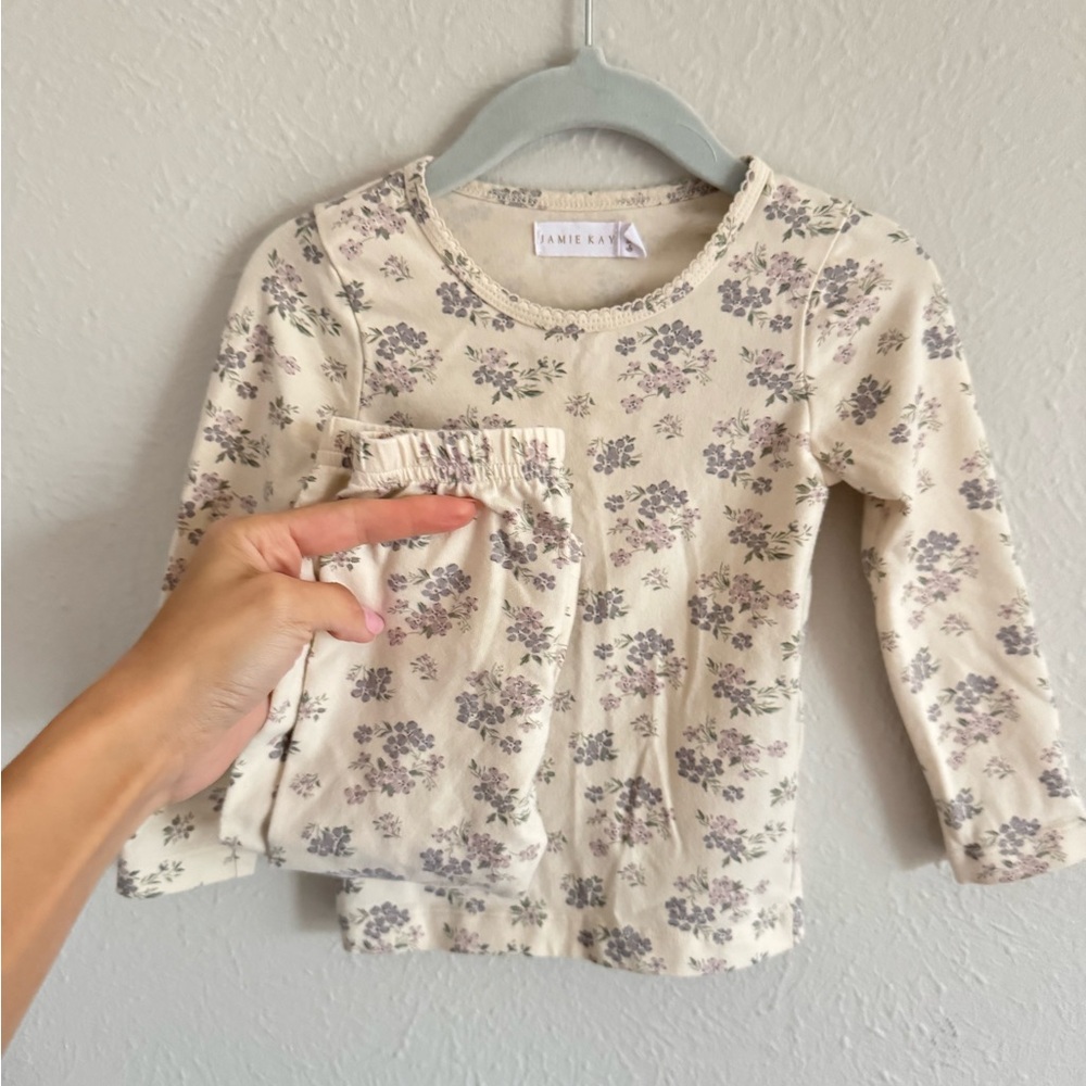 Jamie Kay Cream Floral Selena tofu 6/12m